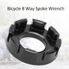 Naroote Wheel Spoke Wrench, High Reliability Bike Spoke Wrench Bicycle Spokes Bicycle Tool for Work for Bicycle (Black) view 2