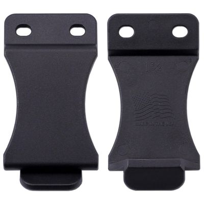 [4PCS] HolsterSmith FOMI Holster Clip for 1.75 Inch Belts  IWB/OWB  USA Made - Adjustable Cant - for Kydex Gun Holsters, Knife Sheaths, Inside Waistband Clips, Taser Mounts