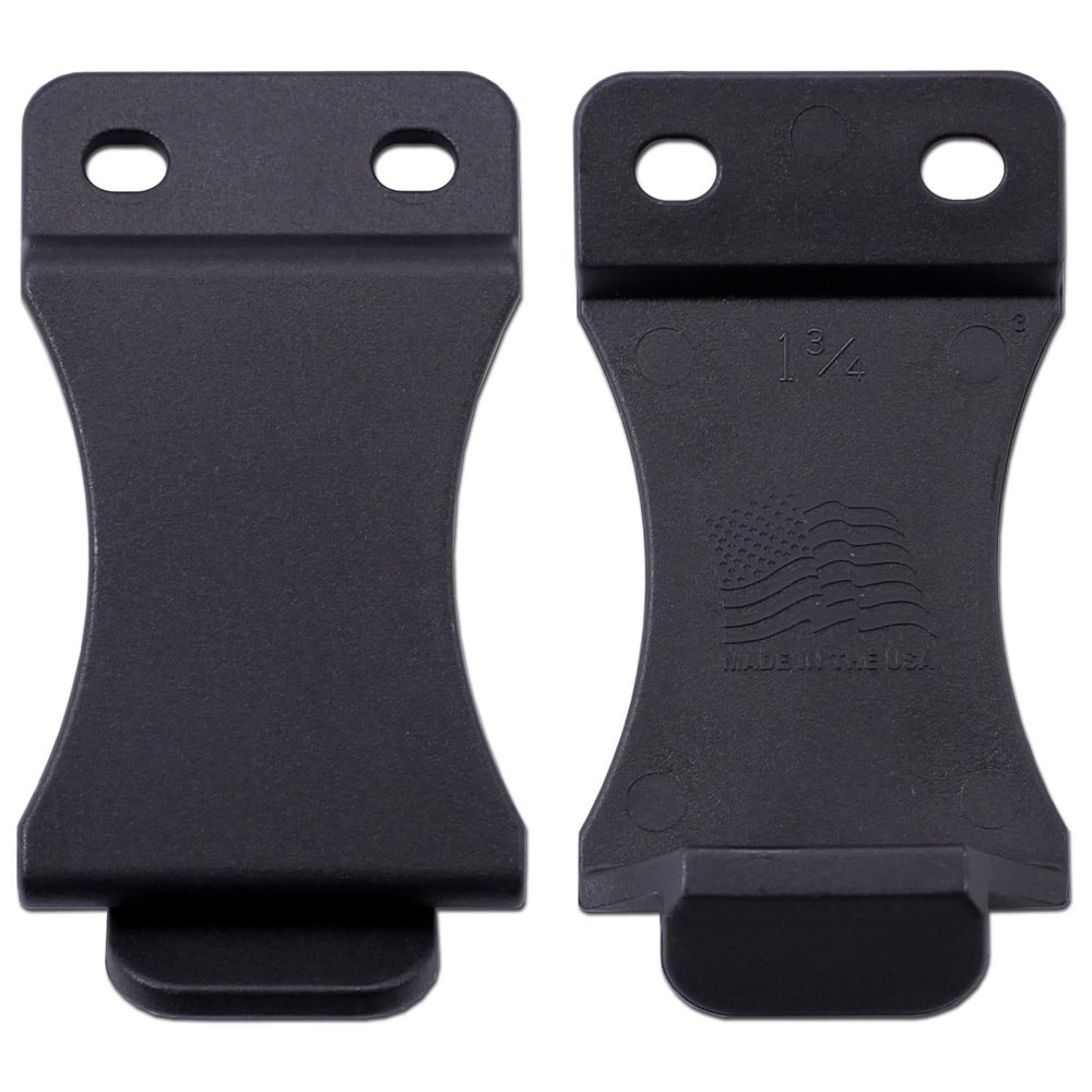 [10PCS] HolsterSmith FOMI Holster Clip for 1.75 Inch Belts  IWB/OWB  USA Made - Adjustable Cant - for Kydex Gun Holsters, Knife Sheaths, Inside Waistband Clips, Taser Mounts