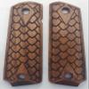 1911 Dragon Scales Grip. Full Size. Walnut Stain view 4