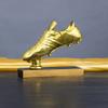 DXIUMZHP Trophies Trophies with Custom Engraving Football Trophy, Golden Boot Award 3D Statue, Resin Gold-Plated Trophy, Fan Supplies, Souvenirs, Free Engraving Text (Color : Gold, Size : 20x7x17cm) view 4