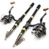 1.8m-3.6m Fishing Rod Reel Combination, Carbon Fiber Throwing Rod and 13BB Reel Set, Retractable Bait Reel Combination, Trout Rod, Bass Line Reel ZYHYD (Size : 2.7Mrod and 3000Reel) view 1