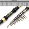 1.8m-3.6m Fishing Rod Reel Combination, Carbon Fiber Throwing Rod and 13BB Reel Set, Retractable Bait Reel Combination, Trout Rod, Bass Line Reel ZYHYD (Size : 2.7Mrod and 3000Reel) view 4