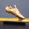 Trophies Trophies With Custom Engraving Football Trophy, Golden Boot Award 3D Statue, Resin Gold-plated Trophy, Fan Supplies, Souvenirs, Free Engraving Text ( Color : Copper , Size : 20x7x17cm ) view 4