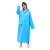 KHUY Portable EVA Ponchos Bulk, Rain Ponchos for Adults Reusable, Lightweight Bicycle Mens Raincoat for Outdoor Activities, Womens Rain Coat with Hood and Large Pocket Waterproof view 1