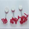 BnR Tackle SBSTRXL Red T-Stops, X-Large, 2-4lb, 40 Pack view 2