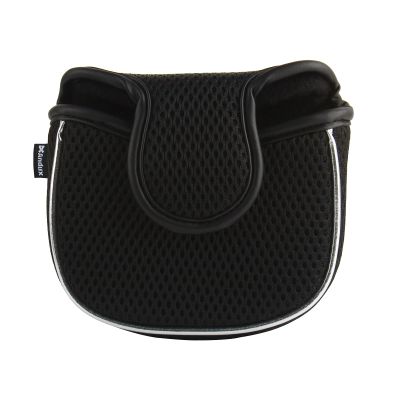 Andux Mesh Heel-Shafted Mallet Putter Cover Golf Putter Head Covers Black, Square MT/TG14