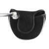 Andux Mesh Heel-Shafted Mallet Putter Cover Golf Putter Head Covers Black, Semicircle MT/TG13 view 3