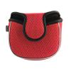 Andux Mesh Heel-Shafted Mallet Putter Cover Golf Putter Head Covers Red, Square MT/TG14 view 1