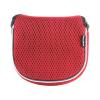 Andux Mesh Heel-Shafted Mallet Putter Cover Golf Putter Head Covers Red, Square MT/TG14 view 4