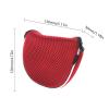 Andux Mesh Heel-Shafted Mallet Putter Cover Golf Putter Head Covers Red, Semicircle MT/TG13 view 2