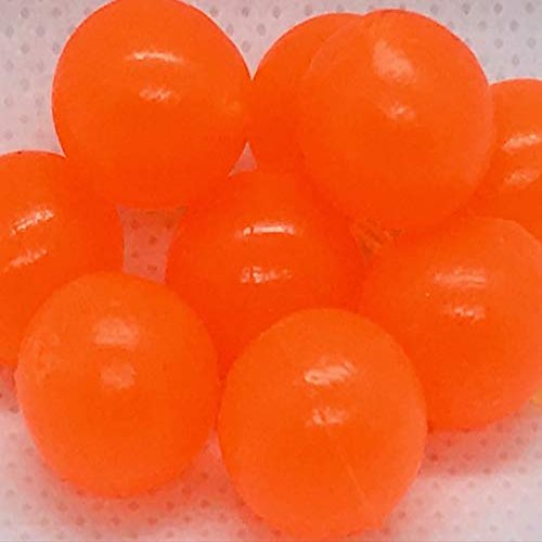 BnR Tackle SBRL14 Soft Beads, 14 mm, roe Light, Neutral Buoyancy, 10/Pack