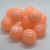 BnR Tackle SBPSW8 Soft Beads, 8mm, Peach Swirl Neutral Buoyancy, 15/Pack view 1