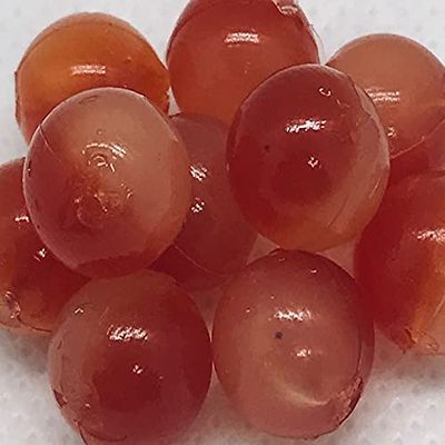 BnR Tackle SBRD510 Soft Beads, 10 mm, 50/50 Roe Be Dark, Neutral Buoyancy, 10/Pack
