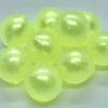 BnR Tackle SBMG10 Soft Beads, 10 mm, Mean Green, Neutral Buoyancy, 10/Pack view 1