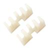 CUCUDAI 2pcs Badminton Stringing Machine Tool Racket Load Spreader Adapter Universal Protector Attachment-White view 1