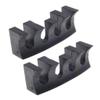 CUCUDAI 2pcs Badminton Stringing Machine Tool Racket Load Spreader Adapter Universal Protector Attachment-White view 2