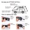 Ayaport Kayak Rope Tie Down Ratchet Straps Bow and Stern Ratcheting Tie Downs Rope Hanger Kayak and Canoe Accessories view 3