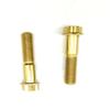 SSTI Titanium M8x15/20/25/40/47/49/55/60mm Ti GR5 6AL4V Flange Trox Head Screws PVD Coated for Bicycle/Motocycle MTB Parts Fixed Gear (10 PCS) (M8x55mm, Gold) view 2