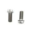 SSTI Titanium M8x15/20/25/40/47/49/55/60mm Ti GR5 6AL4V Flange Trox Head Screws PVD Coated for Bicycle/Motocycle MTB Parts Fixed Gear (10 PCS) (M8x25mm, Titanium Silver) view 3