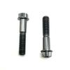 SSTI Titanium M8x15/20/25/40/47/49/55/60mm Ti GR5 6AL4V Flange Trox Head Screws PVD Coated for Bicycle/Motocycle MTB Parts Fixed Gear (10 PCS) (M8x47mm, Black) view 2