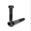SSTI Titanium M8x15/20/25/40/47/49/55/60mm Ti GR5 6AL4V Flange Trox Head Screws PVD Coated for Bicycle/Motocycle MTB Parts Fixed Gear (10 PCS) (M8x47mm, Black) view 3