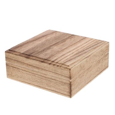 Cabilock 1pc Vintage Wood Jewelry Case Retro Storage Box for Packaging Organizing Jewelry Lightweight Container for Accessories for Friends Family