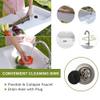 Folding Table with Sink, 4ft Portable Foldable Outdoor Camping Fishing Cleaning with Faucet for Picnic Camping Kitchen Garden White view 4