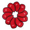 Andux Mesh Golf Iron HeadCovers with Number on Both Sides 10pcs/Set MT/S14 (Red) view 1