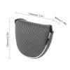 Andux Mesh Heel-Shafted Mallet Putter Cover Golf Putter Head Covers Grey, Semicircle MT/TG13 view 2