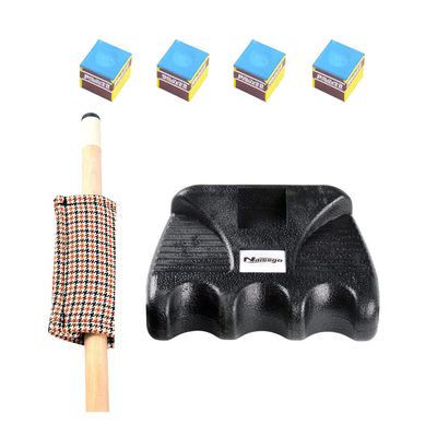 Naissgo Cue Rest Cue Stick Holder Pool Cue Holder (3-Holes)