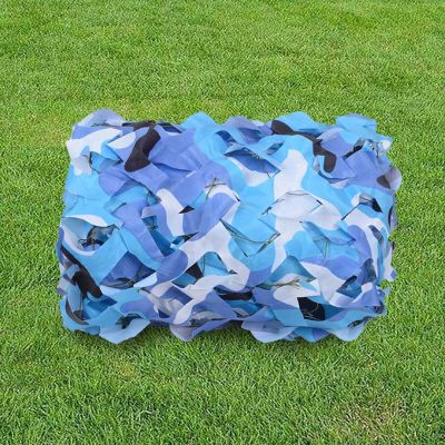 Camo Netting Sunscreen, Military Net, Hunting Camouflage Net, Pergola Garden Shade Net, Blue Camouflage Netting Car Cover, 23m 34m 35m 36m 45m 66m,Blue-4x8m(13.1 * 26.2ft)