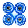 Alterskate Skateboard Cruiser Wheels 65mm 78a with Bearings (Translucent Blue) view 1