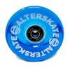 Alterskate Skateboard Cruiser Wheels 65mm 78a with Bearings (Translucent Blue) view 2