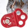 SALALIS Climbing Single Pulley, Three Hole Pulley 7075 Aviation Aluminum Climbing Bearing Single Pulley, for Outdoor Mountain Climbing, for Prompt Drop view 3