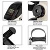 W002E Portable Home Use Hands and Feet Trainer Mini Exercise Bike White & Black view 4
