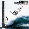 EVTSCAN Universal SDM Mast Extension Adapter, 0-35cm Adjustable Aluminum Alloy Base Mount, for Windsurfing & Sailboard Accessories view 2