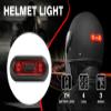MACHSWON LED Motorcycle Helmet Light,Bike Helmet Light, Motorcycle Helmet Brake Light/Bike Bicycle LED Safety Warning Helmet Lights for Night Riding, Chargeable Cable view 2