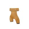OBTOUTDOOR Archery 2 Finger Guard Left Hand for Women Adults Protector Gear Bow Hunting Accessories (Brown)