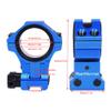 WestHunter Optics Adjustable Height Dovetail Scope Rings, 1 Inch 30 mm Precision Scope Mount | Blue view 4