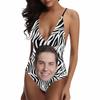 Custom One Piece Swimsuit with Face Photo Personalized Swimsuits for Women Slimming Swimming Suits Sexy Bathing Suits view 2