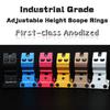 WestHunter Optics Adjustable Height Dovetail Scope Rings, 1 Inch 30 mm Precision Scope Mount | 6 Sets view 2