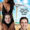 Custom One Piece Swimsuit with Face Photo Personalized Swimsuits for Women Slimming Swimming Suits Sexy Bathing Suits view 4