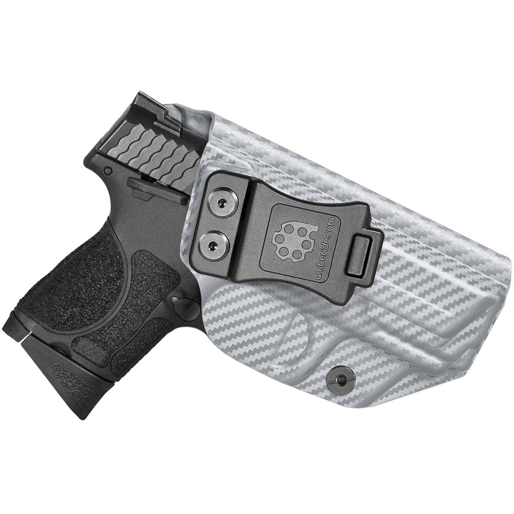 Amberide M&P M2.0 Compact IWB Holster, Kydex-Boltaron Inside Waistband Fit M&P M2.0 3.6/3.5 Compact 9mm/.40, Quick Draw, Secure Retention, 030 Cant
