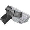 Amberide M&P M2.0 Compact IWB Holster, Kydex-Boltaron Inside Waistband Fit M&P M2.0 3.6/3.5 Compact 9mm/.40, Quick Draw, Secure Retention, 030 Cant view 1