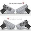 Amberide M&P M2.0 Compact IWB Holster, Kydex-Boltaron Inside Waistband Fit M&P M2.0 3.6/3.5 Compact 9mm/.40, Quick Draw, Secure Retention, 030 Cant view 2
