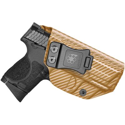 Amberide M&P M2.0 Compact IWB Holster, Kydex-Boltaron Inside Waistband Fit M&P M2.0 3.6/3.5 Compact 9mm/.40, Quick Draw, Secure Retention, 030 Cant