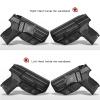 Amberide M&P M2.0 Compact IWB Holster, Kydex-Boltaron Inside Waistband Fit M&P M2.0 3.6/3.5 Compact 9mm/.40, Quick Draw, Secure Retention, 030 Cant view 2