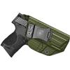 Amberide M&P M2.0 Compact IWB Holster, Kydex-Boltaron Inside Waistband Fit M&P M2.0 3.6/3.5 Compact 9mm/.40, Quick Draw, Secure Retention, 030 Cant view 1