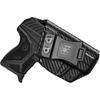 Amberide Ruger LCP2/LCPII IWB Holster,Kydex-Boltaron Inside Waistband Fit Ruger LCP2 & LCPII .380 Pistols,Secure Retention,Quick Draw,030 Adjustable Cant view 1